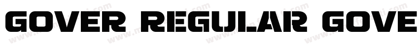 GOVER Regular GOVERRegular字体转换